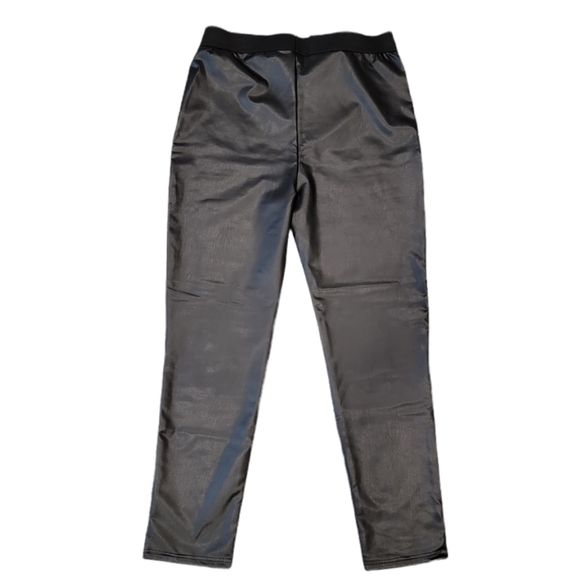 NWT Bagatelle Black Faux Leather Leggings, Size XL - Picture 3 of 7